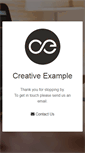 Mobile Screenshot of creativeexample.com