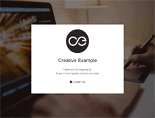 Tablet Screenshot of creativeexample.com